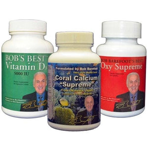 Bob Barefoot Health Packs. Get the best of our products combined into a money saving pack.