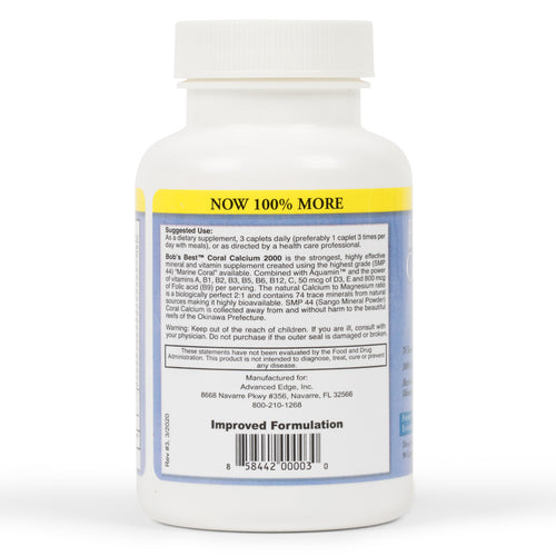 Coral Calcium 2000 Left Panel