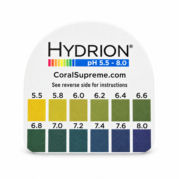 Coral Calcium pH Test Chart