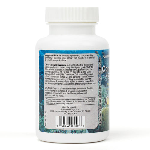 Coral Calcium Supreme by Bob Barefoot Coral Calcium Direct, Inc.